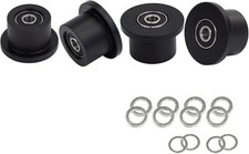 Total Gym 1700 Club Wheels/Rollers Qty for 4 Models 1000 1100, 1400, 1500, 1600,