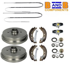 Brake drum shoes - kit, vw