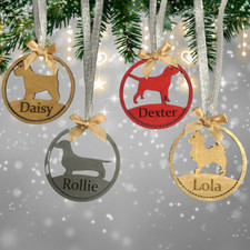 Personalised Christmas Pet Dog