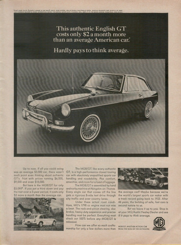 1967 mgb authentic - 1967, mgb/gt