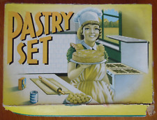 Vintage Childs Toy Pastry Set Chopping Board Weighing Scales Rolling Pin Pastry 