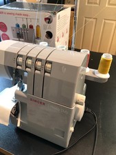 SINGER 14HD854 Heavy Duty Overlocker 2/3/4 Thread, 1300SPM, Diff Feed – Used