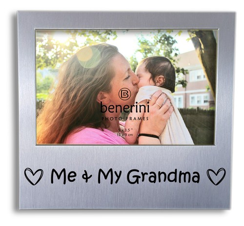 And grandma photo frame - me,
