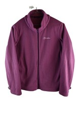 BERGHAUS Pink Fleece Jacket size 11-12 Girls Kids Full Zip Casual Outdoors