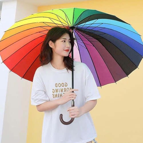 Rainbow golf umbrella large - golf,