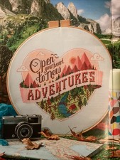 Emma Congdon Open Your Heart To New Adventures Cross Stitch Chart