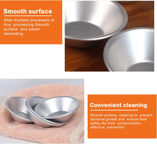 10Pcs Individual Yorkshire Pudding Tins,Dariole Moulds,Yorkshire Pudding Tray...