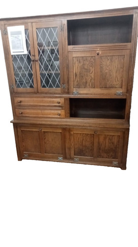 Lovely burr oak dresser - lovely, dresser,