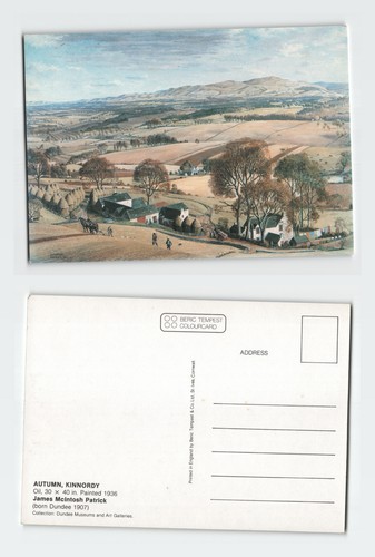Vintage postcard autumn - vintage,