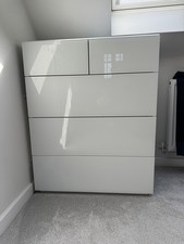 NEXT Sloane Chest Of Drawers And 2 Bedside Tables White