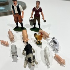 12x Plastic Farm Yard Animals
