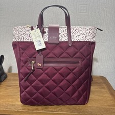 RADLEY BROCKLEY QUILTED BURGUNDY BACKPACK/RUCKSACK NEW 