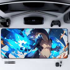 Pokemon Charizard Phantasmal Flames Style Desk Mat Mouse Mat Play Mat - 60x30cm