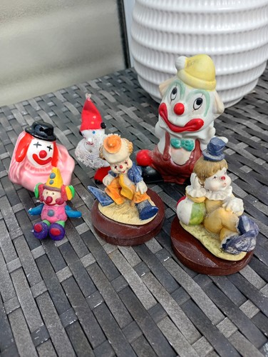 Vintage ceramic clowns - 6,