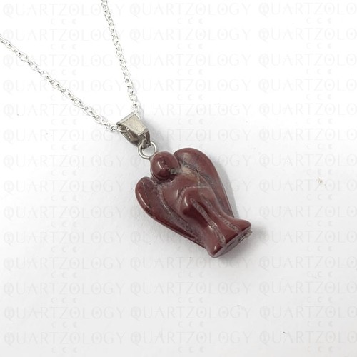 Angel necklace crystal - necklace,