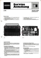 Service manual for Grundig Satellit 3400