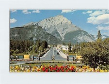 Postcard Banff Main Street And