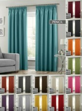 Faux Silk Pencil Pleat