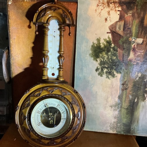 Antique german barometer - antique,