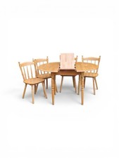 Circular 3-4ft extendable Pine