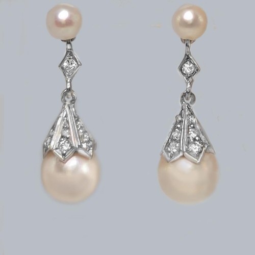 Vintage diamond pearl - vintage,