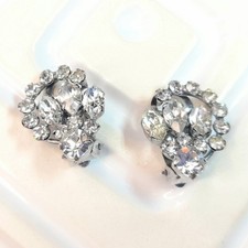 Vintage Rhinestone Clip On