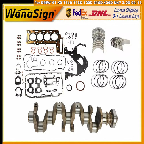 Crankshaft head gasket set - gasket, for