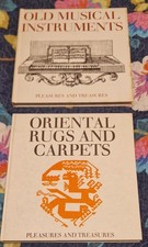 2 VTG Pleasures & Treasures Books  "Instruments" 1968 & "Rugs Carpets" 1970 READ