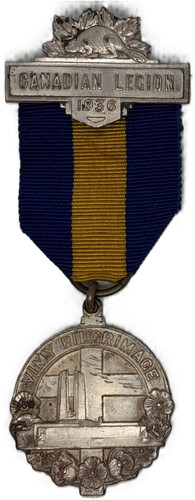 Canada vimy pilgrimage medal - canada,