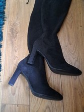 h & m black boots size 5 over the knee  NWOT 