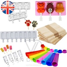 VDL Silicone Ice Lolly Cream Pole Mold Lollies Maker Push Up Mould