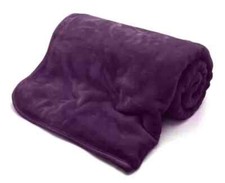 Luxury Faux Fur Mink Throw Blanket With Matching Cushion Cover Soft & Warm