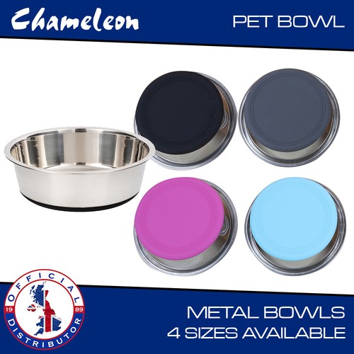 Pet bowl dog - puppy, metal