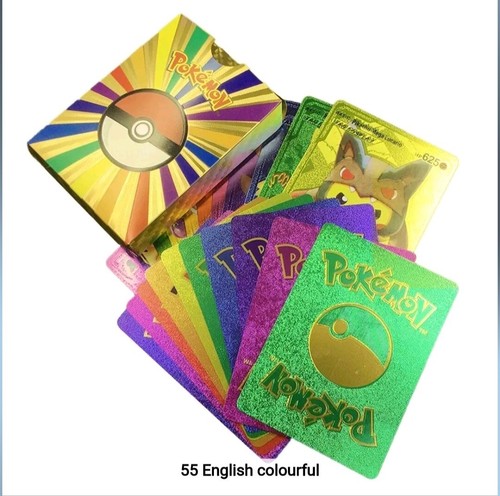 55pcs pokemon card foil - card,