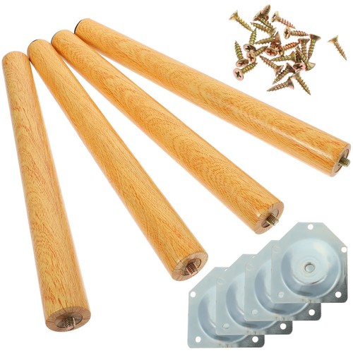 Set furniture legs wood - set,