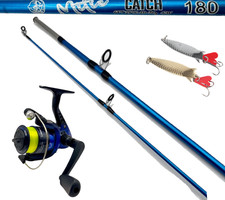 1 x 6ft 2pc Spinning Fishing