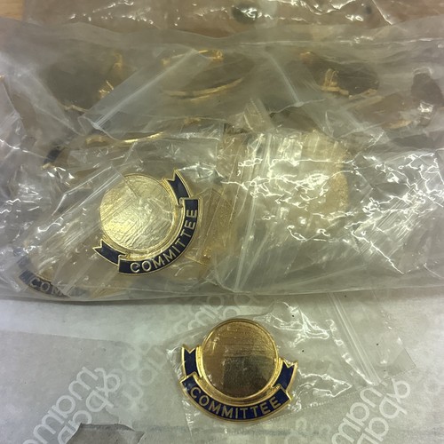 Committee badges with - badges,