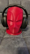 Deadpool Headphone Display Stand Gaming Headset Holder - Red