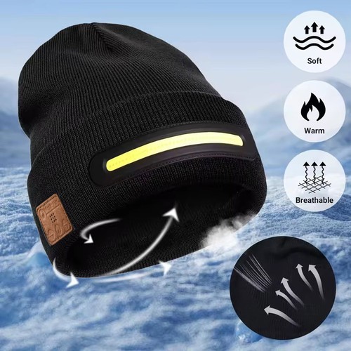 Warm beanie hat with - warm,