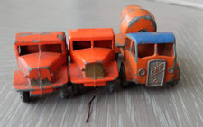 Vintage  Lesney  No. 26 ERF Cement Mixer + 2  6 whee ler tractor units
