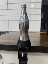 Genuine Coca Cola Coke Bottle Chrome Counter Clamp Bar Mounted Pub Bottle Opener