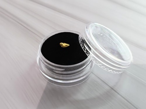 08g natural gold nugget - natural, –