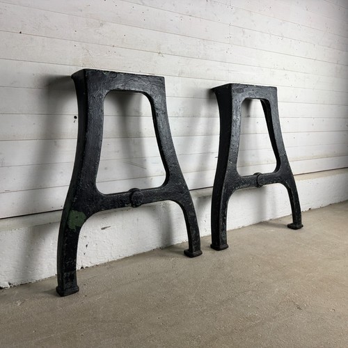 Pair antique cast iron - of,