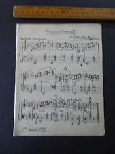 1899 Musical Moment HS Ballantyne Scottish commonplace scrapbook score