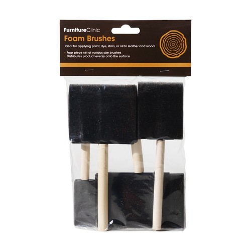 Foam brush set - brush, 4pk