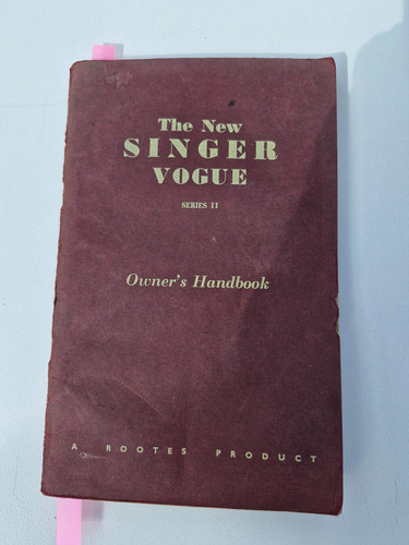 Singer vogue series owners - singer,