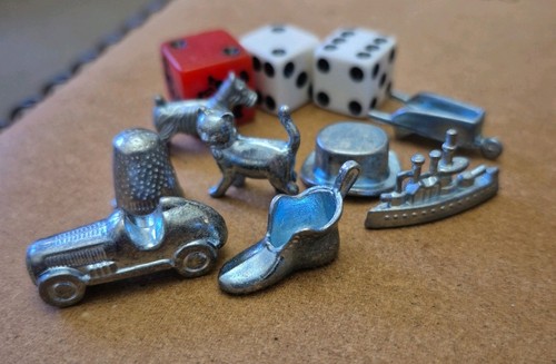 Monopoly pieces figures - monopoly,