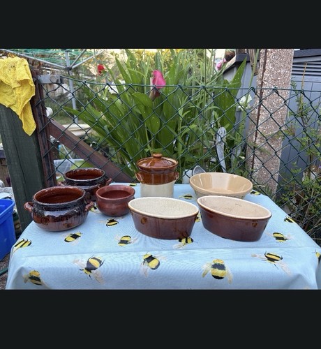 Vintage pie dishes - vintage,