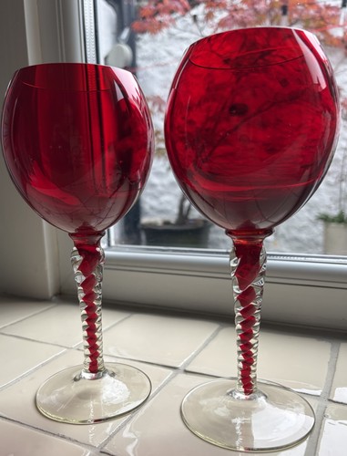 Vintage balloon wine glasses - |,