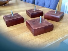 Multiyork Hard Wood Sofa Feet  x 12 - 4 1/2” x 4 1/2”